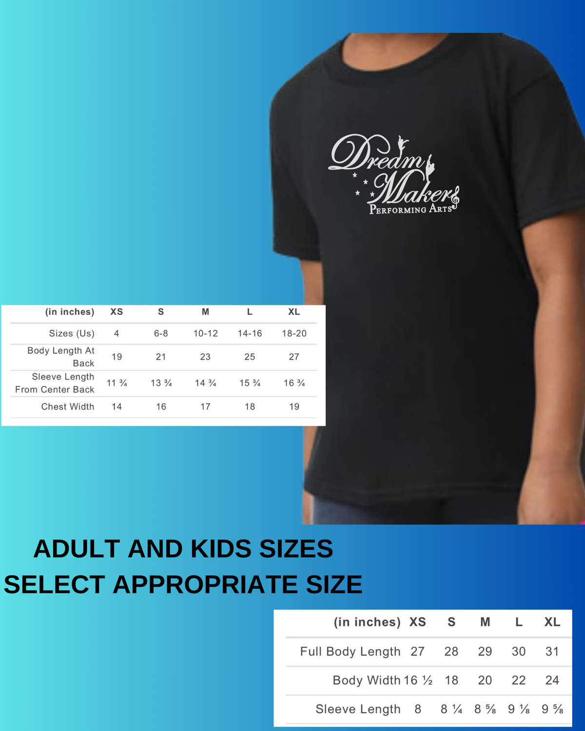 Child and Men T-Shirts