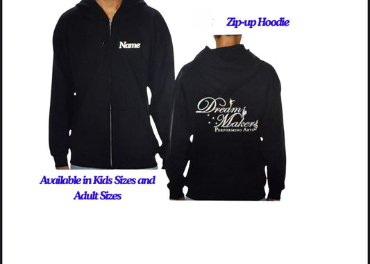 Zip- Up Hoodie (adult and kids) ***Personalized